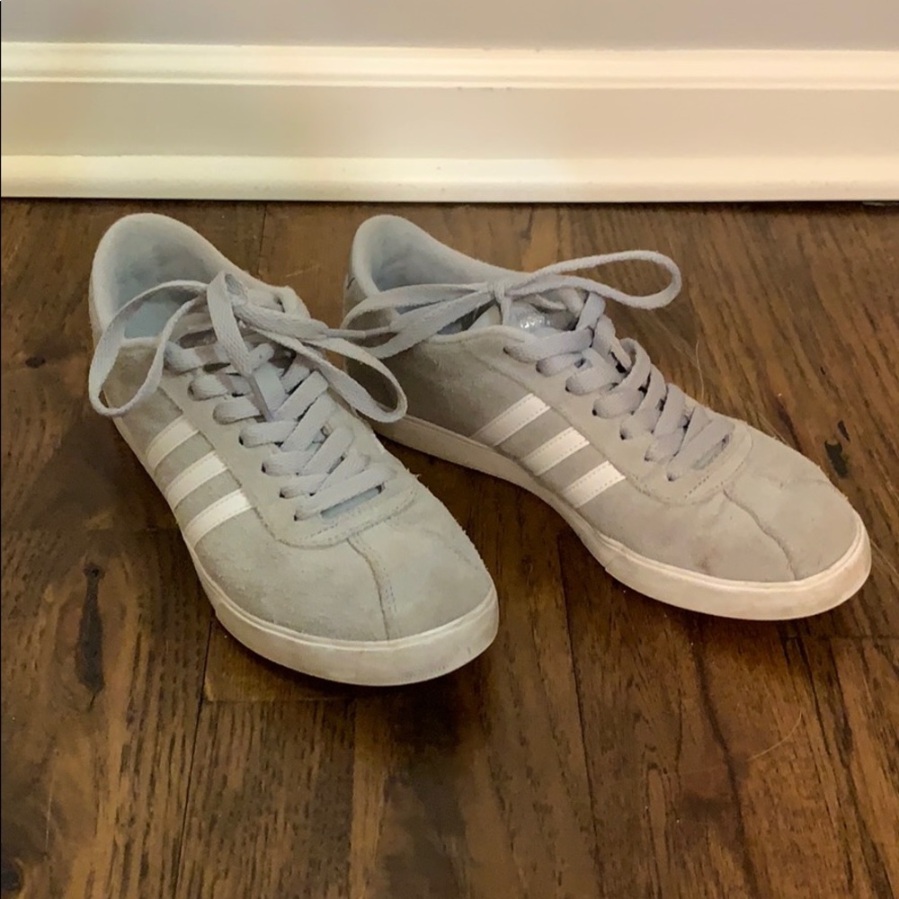 Gray adidas sneaker
